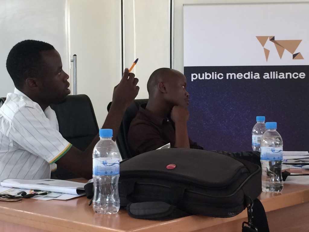 Journalists at our Kigali workshop. Image: Kristian Porter