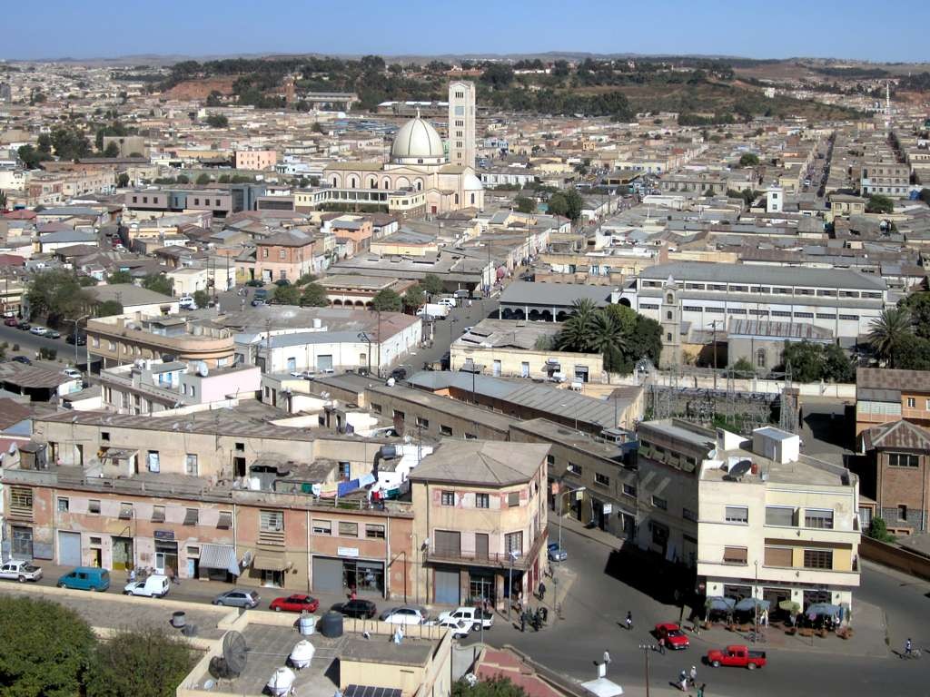 Looking North across Eritrea's capital, Asmara. Image: David Stanley/Creative Commons