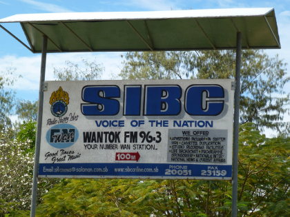 SIBC street sign. Image: SIBC