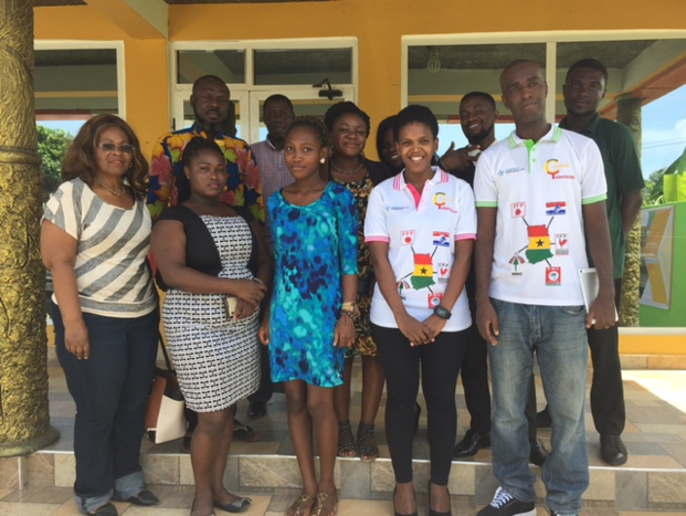 Our South African bursar visited GBC in Ghana. Image: Nomazulu Mda